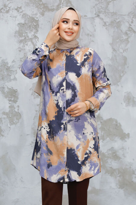 Camel Modest Tunic 11724C - NEVA STYLE