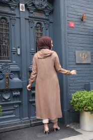 Camel Women Coat 539C - 3