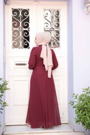 Cherry Hijab Dress 2703VSN - 4