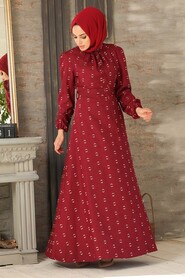 Cherry Hijab Dress 2721VSN - 1