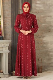 Cherry Hijab Dress 2721VSN - 2