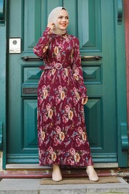 Cherry Hijab Dress 2894VSN - 1