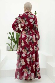 Cherry Hijab Dress 3303VSN - 3