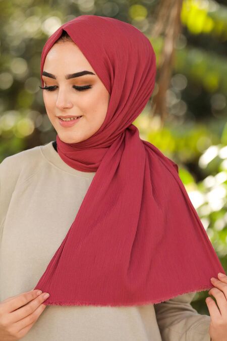 Cherry Hijab Shawl 7571VSN - NEVA STYLE