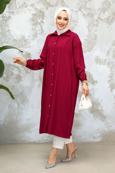 Cherry Modest Top 45071VSN - NEVA STYLE