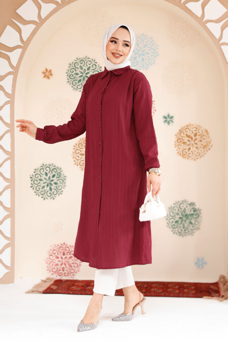 Cherry Modest Top 70381VSN - NEVA STYLE