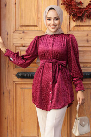 Cherry Modest Top 92670VSN - 2