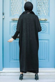 Claret Red Hijab Knitwear Suit Dress 30670BR - 3