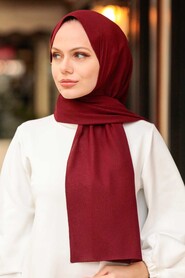 Claret Red Hijab Shawl 50522BR - 2