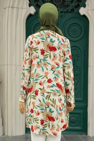 Claret Red Hijab Tunic 11601BR - 3