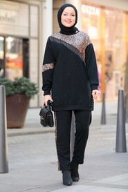 Cooper Hijab Suit Dress 6810BKR - 1