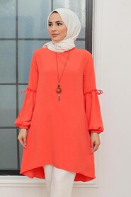 Coral Hijab Tunic 40661MR - 1