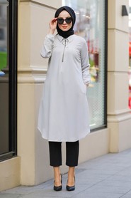 Cream Hijab Tunic 467KR - 1