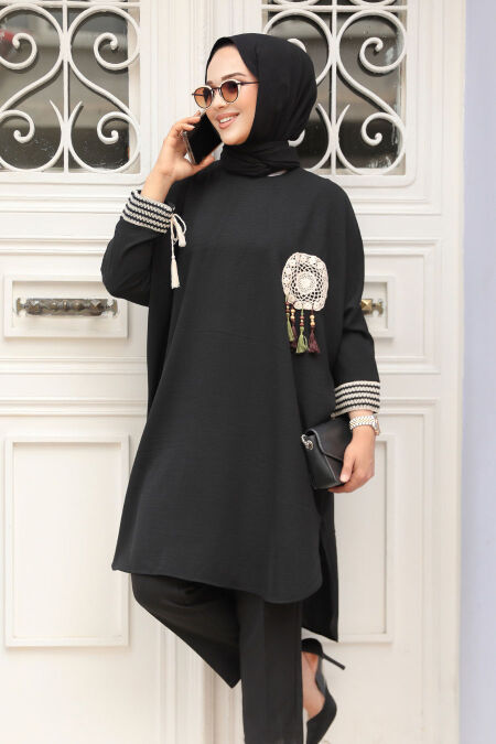 Black Modest Top 651S - NEVA STYLE