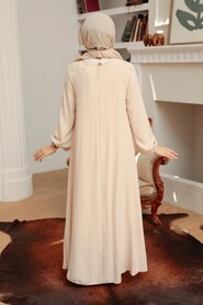 Crem Hijab Dresss 30280KR - 3