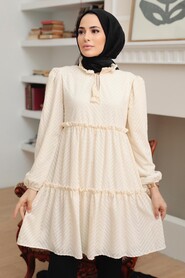 Crem Hijab Tunic 1342KR - 2