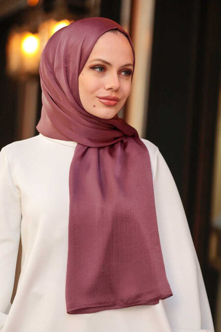 Dark Dusty Rose Hijab Shawl 4990KGK - NEVA STYLE