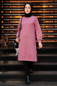Dark Dusty Rose Hijab Tunic 16020KGK - 1