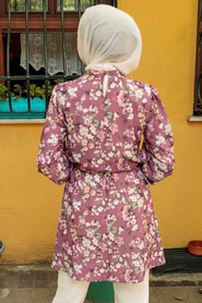 Dark Dusty Rose Hijab Tunic 5635KGK - 2