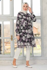 Dark Lila Hijab Tunic 41311KLILA - 2