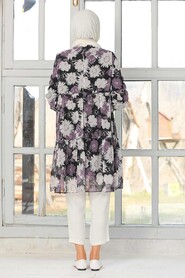 Dark Lila Hijab Tunic 41311KLILA - 4