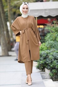 Dark Mink Hijab Suit 51630KV - 1