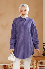 Dark Purple Modest Top 30702KMOR - 2