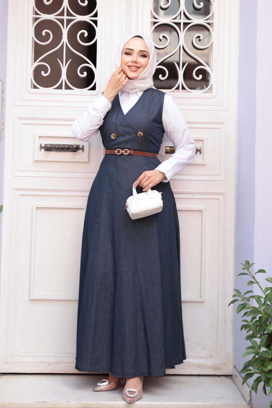 pinafore dress formal Linen Pinafore Dress – Old Linen Mill main image 1