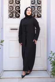 Dress Black Modest Two-Piece Set 76091S - 1