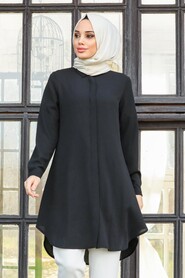 Black Hijab Tunic 253S - 1