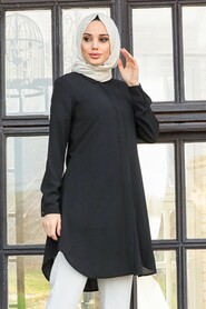 Black Hijab Tunic 253S - 2