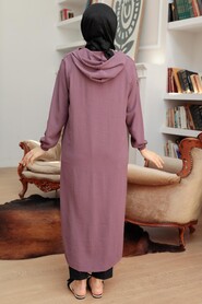 Dusty Rose Hijab Coat 511GK - 2