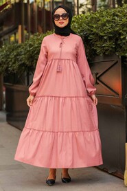 Dusty Rose Hijab Daily Dress 4810GK - 1