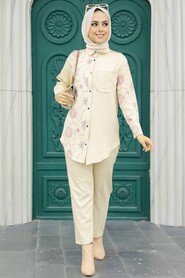 Dusty Rose Hijab Double Suit 9032GK - 3
