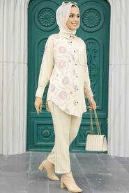 Dusty Rose Hijab Double Suit 9032GK - 1