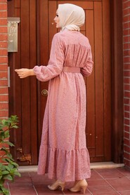 Dusty Rose Hijab Dress 1755GK - 2