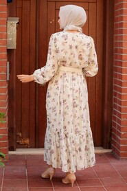 Dusty Rose Hijab Dress 2315GK - 2