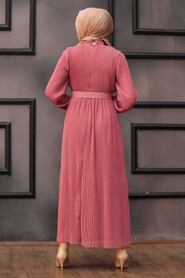 Dusty Rose Hijab Dress 2751GK - 2