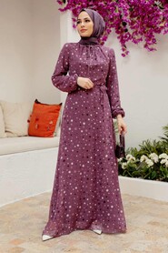 Dusty Rose Hijab Dress 279065GK - 1