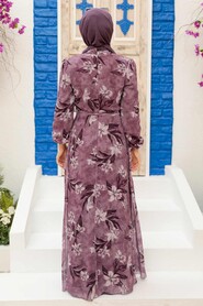 Dusty Rose Hijab Dress 279068GK - 2