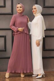 Dusty Rose Hijab Dress 2860GK - 2