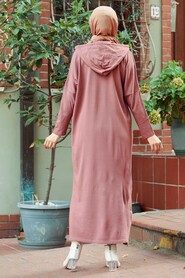 Dusty Rose Hijab Dress 3121GK - 2