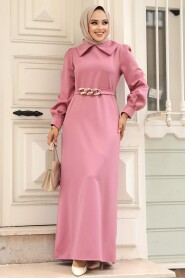 Dusty Rose Hijab Dress 3420GK - 3