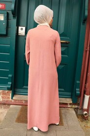 Dusty Rose Hijab Dress 4362GK - 2