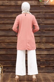 Dusty Rose Hijab Dual Suit 3039GK - 2