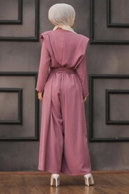 Dusty Rose Hijab Dual Suit Dress 1471GK - 2