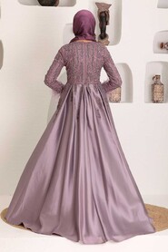  Luxorious Dusty Rose Muslim Bridesmaid Dress 7520GK - 5