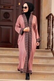 Dusty Rose Hijab Knitwear Cardigan 3049GK - 1