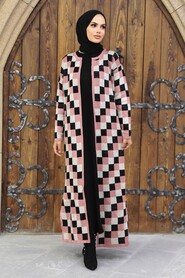 Dusty Rose Hijab Knitwear Double Suit 11002GK - 1