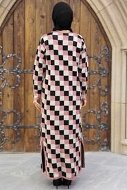 Dusty Rose Hijab Knitwear Double Suit 11002GK - 3